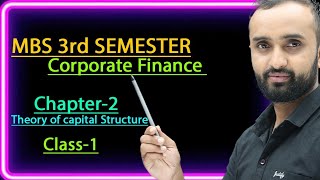 MBS 3rd Semester|Corporate Finance|Chapter 2: Theory of Capital Structure | Full Concept & Numerical