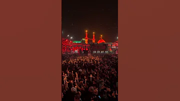 شام غریبان است زینب پریشان است حسینیه یاحسین شام غریبان کربلا 
