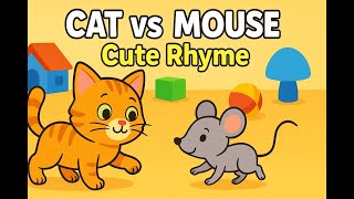 🐱🎵 “The Cat Chases the Mouse” – Cute Rhyme for Toddlers screenshot 4