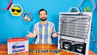How To Make Double Compressor Refrigerator With Two Options DC 12V AND AC 220V