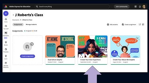 Classrooms in Adobe Express