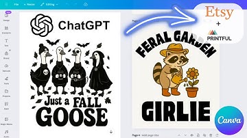 How I Use ChatGPT and Canva AI to Create Print on Demand T-Shirt Designs that SELL!