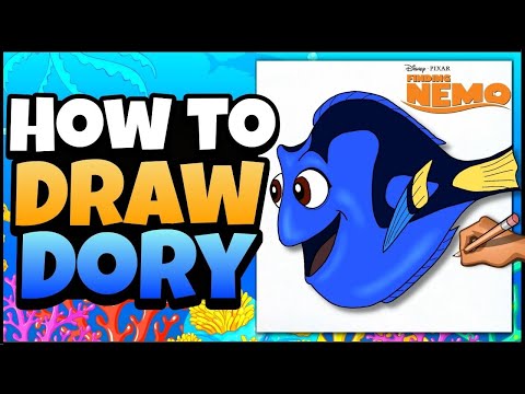 How to Draw Dory | Finding Nemo | Disney Art for Kids