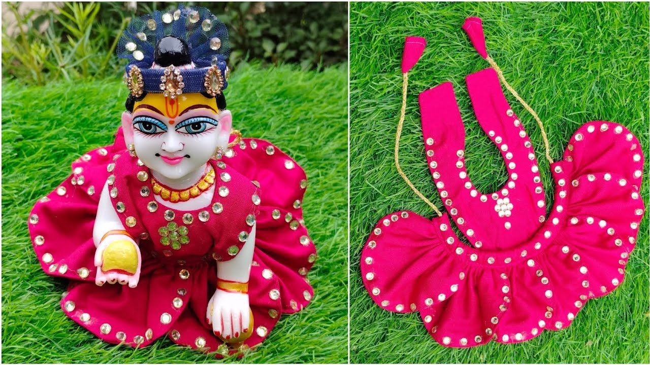 Laddu Gopal Ji Ki Flower Dress | Flower Dress For Laddu Gopal | Laddu Gopal Ki Fancy Dress 5/6/7 no.