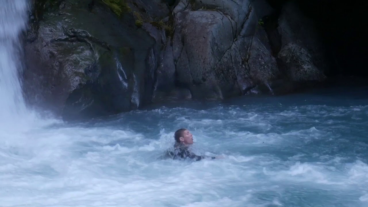 Cliff Jumping at Mount Rainier and Lower Lewis