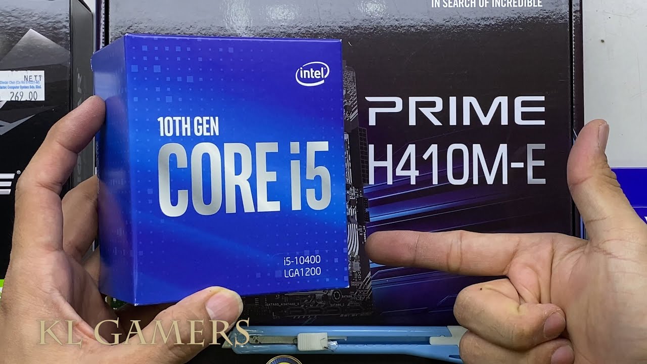 intel Core i5 10400 ASUS PRIME H410M-E GT730 PC Build - YouTube