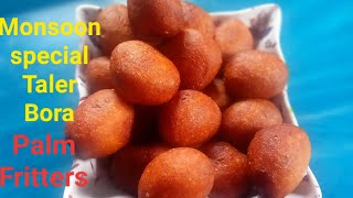Bengali Taler Bora Recipe|| Weather's Demand Palm Fritters|| Take ka Pakora by Bilkish MandalVlogs screenshot 2