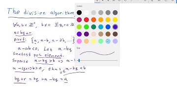 Introduction to Number Theory, Part 3: The Division Algorithm