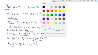 Introduction to Number Theory, Part 3: The Division Algorithm