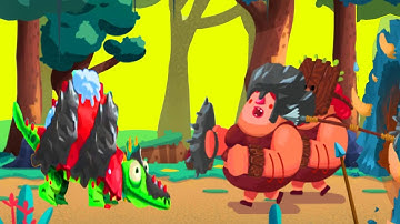 Dinosaurs v Cavemen Tower Defense Wars #39 Walkthrough Android Gameplay