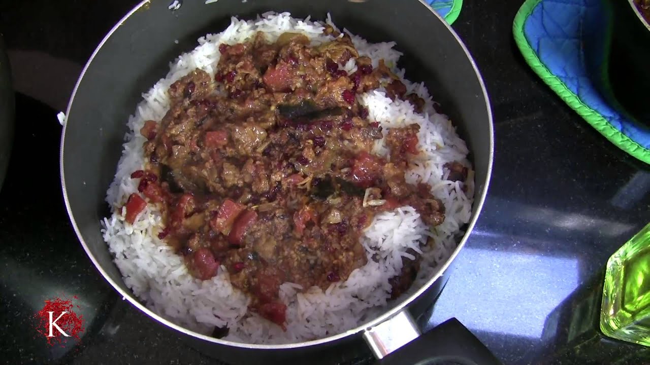 Shirazi Polo | Persian Food | شیرازی پلو