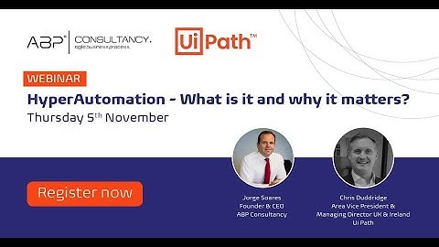 Hyperautomation - What is it and why its important now?