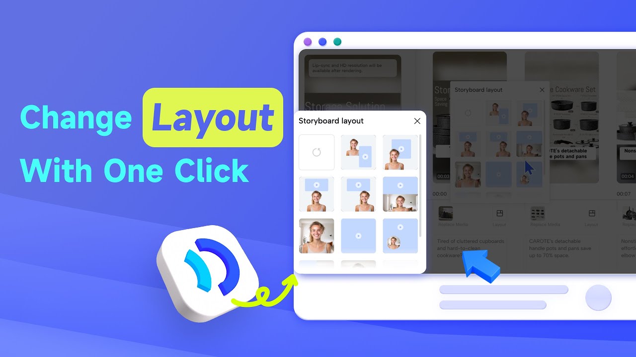How to Change Video Layout with One Click？ - YouTube