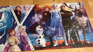 Disney's Frozen II 1000 Piece Panoramic Jigsaw Puzzle By: Taft Time-lapse