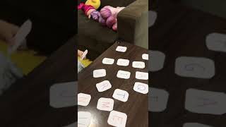 DIY upper and lowercase matching letters