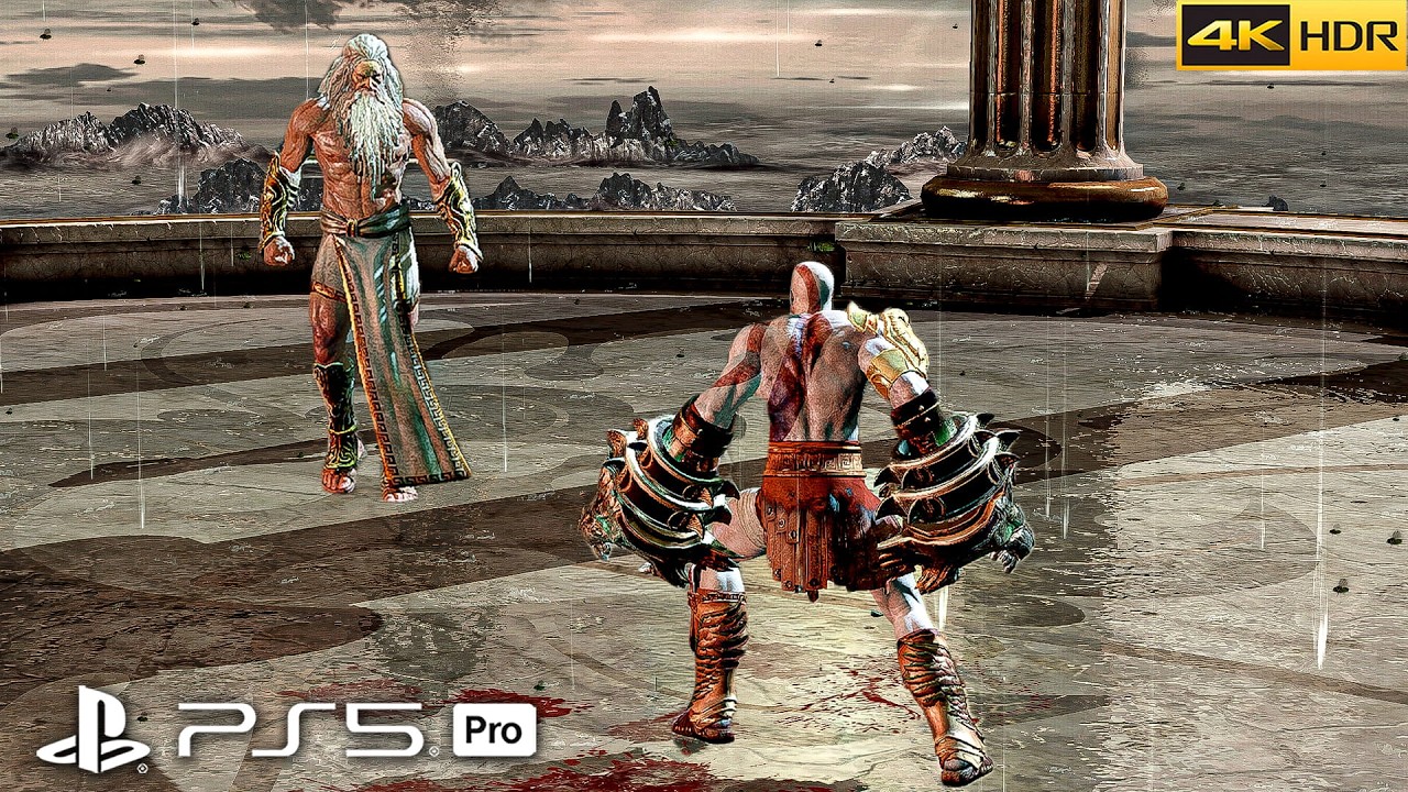 GOD OF WAR 3 REMASTERED | Zeus Vs Kratos Final Boss Fight Gameplay [PS5 PRO 4K 60FPS HDR]