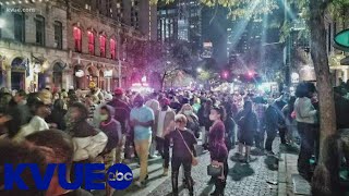 Large Halloween Crowds Spotted On Sixth Street Kvue