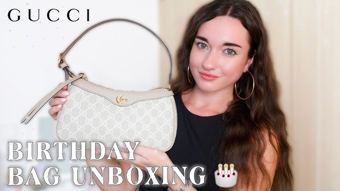 Gucci Ophidia GG Small Handbag Unboxing  Comparison to Louis Vuitton  Pochette Accessories 