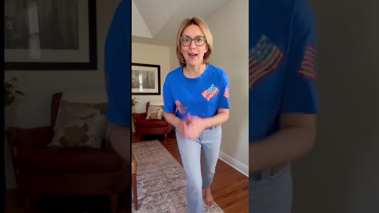 Freedom Looks Good on You - Patriotic USA Tops