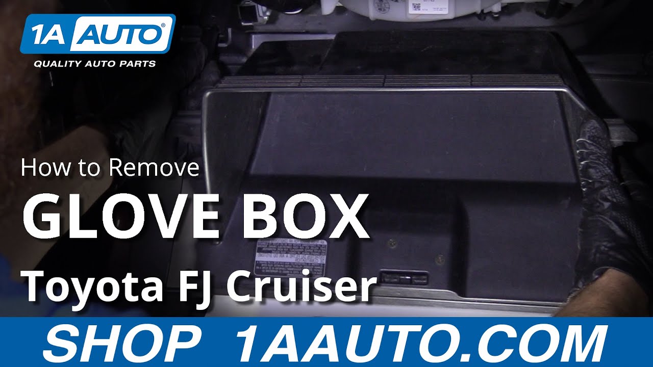 How To Replace Glove Box 07 14 Toyota Fj Cruiser Youtube