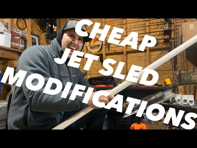 Quick DIY JET SLED MODIFICATIONS for Ice Fishing 