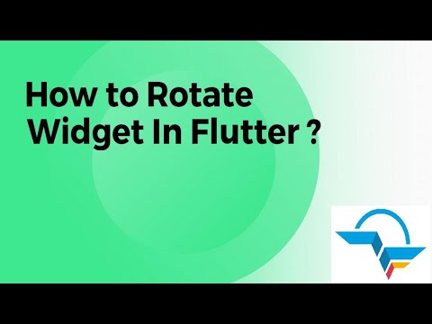 How to Rotate Widget In Flutter? | Flutter Tutorial | Flutter Agency 
