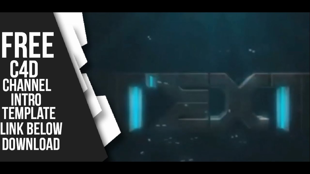 New Free intro Template C4D 2013