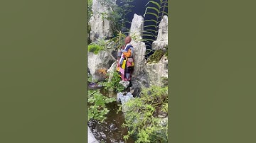 Thầy thích minh tuệ - làm tiểu cảnh hòn non bộ