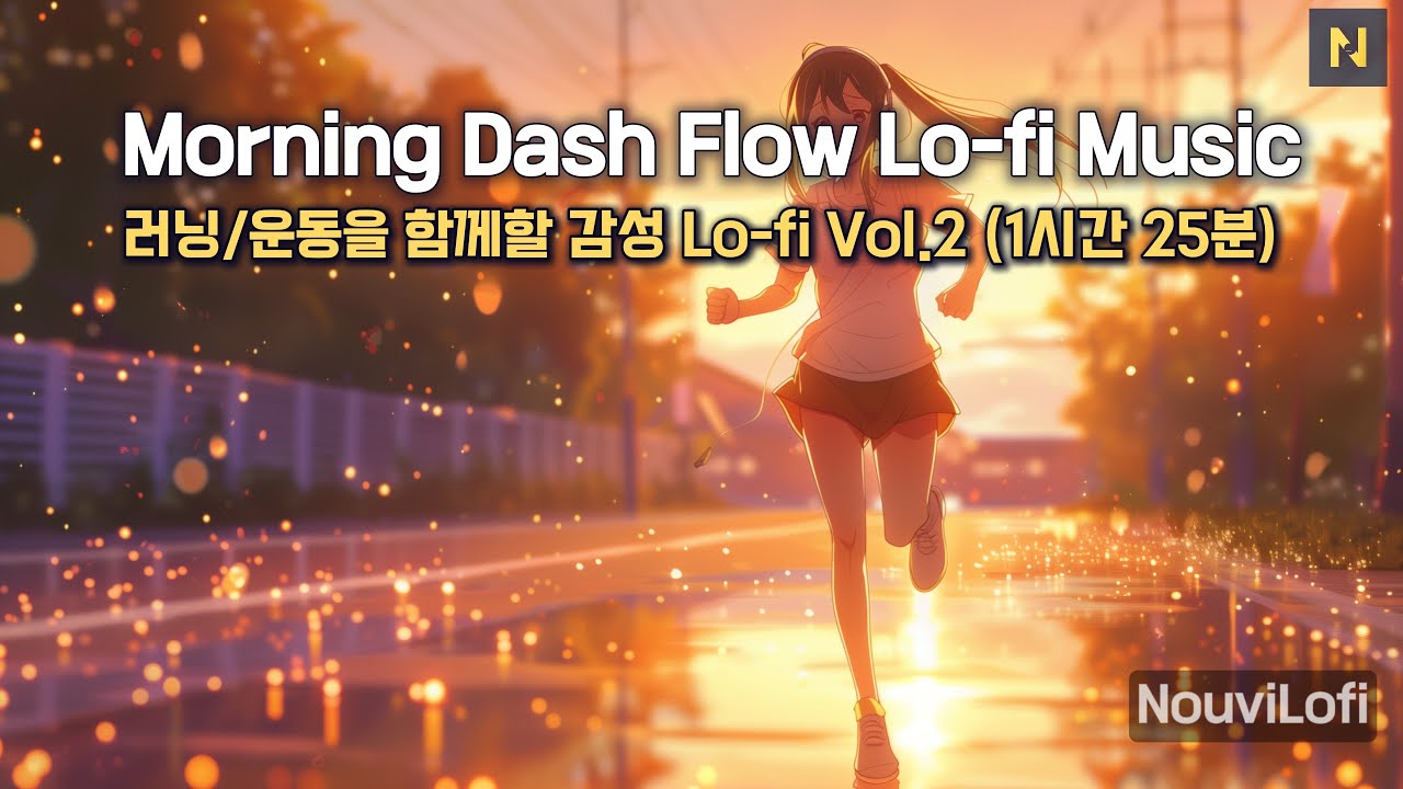 🏃‍♂️ Morning Dash to Victory Vol.2 | Running & Workout Lo-Fi Music | 러닝 & 운동 집중 음악 · 아침 에너지 플로우