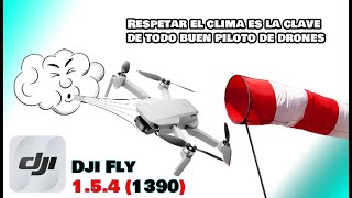 Dji fly 1.5.4 (1390) Probando Actualización - Respetar Clima La Clave De Un Dronero