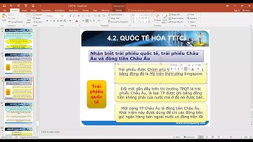 💰 Trái phiếu quốc tế - Trái phiếu Châu Âu 🔥 Học online trên Zoom Trường Đại học Công nghiệp TP.HCM