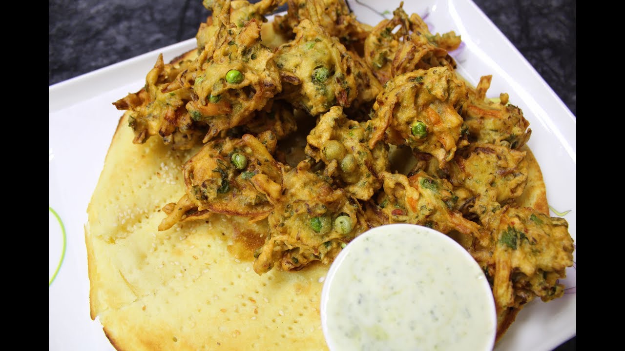 Naan Pakora Rrecipe By AAmna's Kitchen MIX VEGETABLE PAKORA