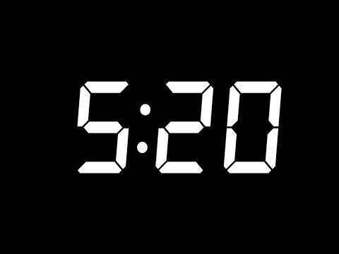 5minute 20seconds countdowntimer without sound Black and white screen #5minute #20seconds