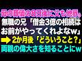 母の葬儀の8日後に父も亡くなると、無職の兄「経営不振で借金3億の会社の相続はお前がやれw」→ 2か月後「えっ?どういうこと?」両親の偉大さを知ることにw【スカッとする話・年金シニア生活】