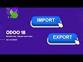 Importacion de datos en el CRM de Odoo 18