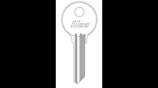 Kaba Ilco 1533 Eagle Padlock Key Blank