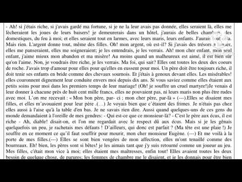 2bac le père Goriot تصحيح الإمتحان الجهوي باك أحرار