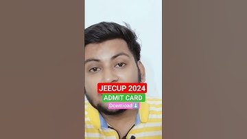 UP POLYTECHNIC ADMIT CARD DOWNLOAD 🥳 #jeecup #uppolytechnic #admitcard #viralbiology #rishabhpandey