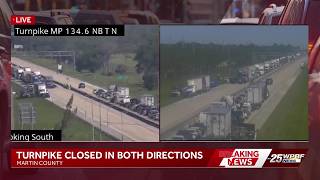 Double fatality closes Florida's Turnpike in Stuart