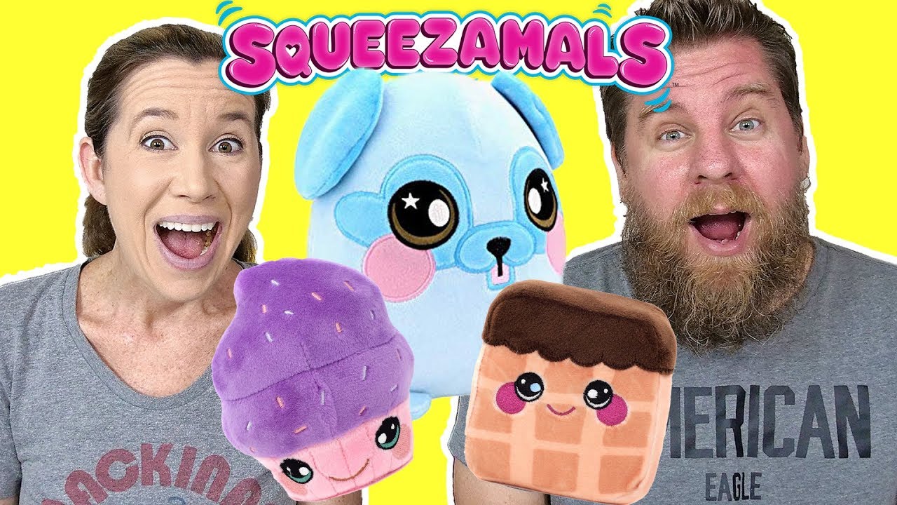 Squeezamals Dessert Series Super-Squishy Slow Rise Scented Foam Stuffed Desserts