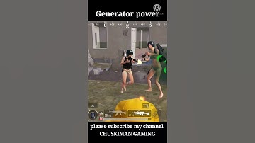 Generator power machine gun #shorts #reel #pubg #bgmi #clutch #hacker