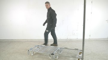 How to stack functional material of the CC Eurocontainer, 1.70m posts. (EN)