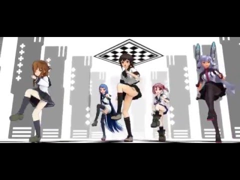 【MMD艦これ】初期艦5人で「一騎当千」