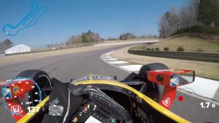 Visor Cam: Alexander Rossi at Barber Motorsports Park