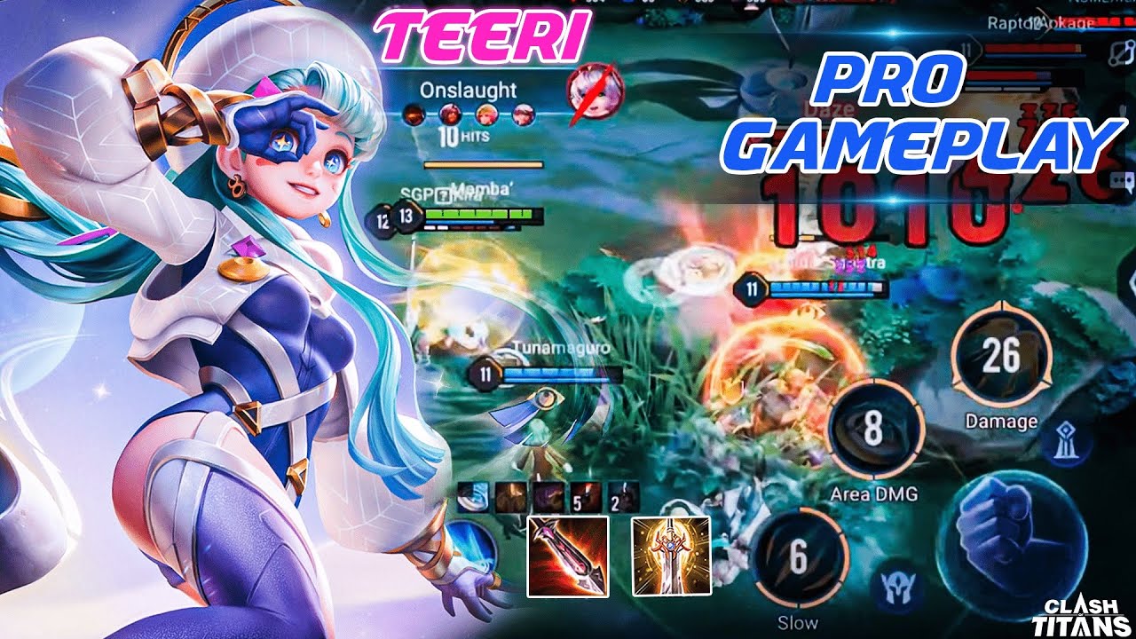 High DPS Teeri Gameplay | Clash of Titans | 