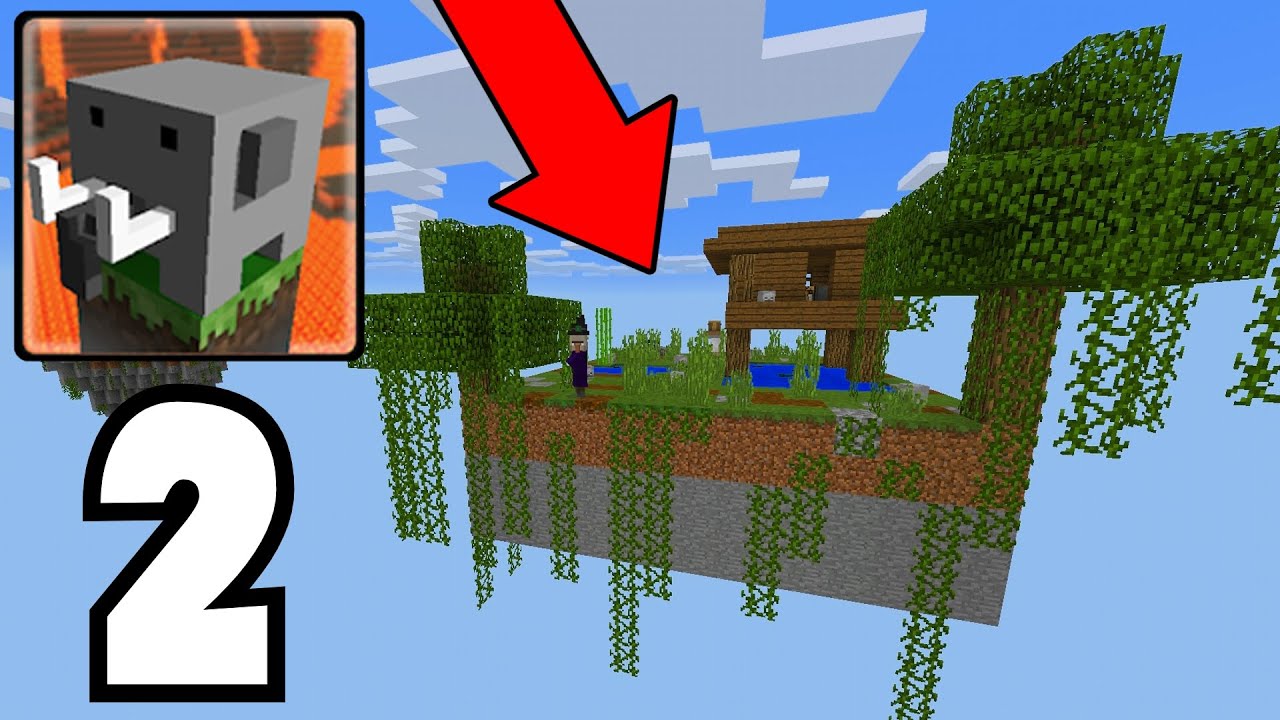 Craftsman UPDATE - NEW SKYBLOCK Survival Gameplay Part 2 (WITCH HUT)