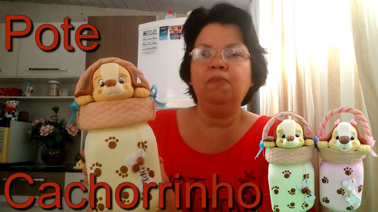 Aula de Biscuit Completa- Pote de Cachorrinho