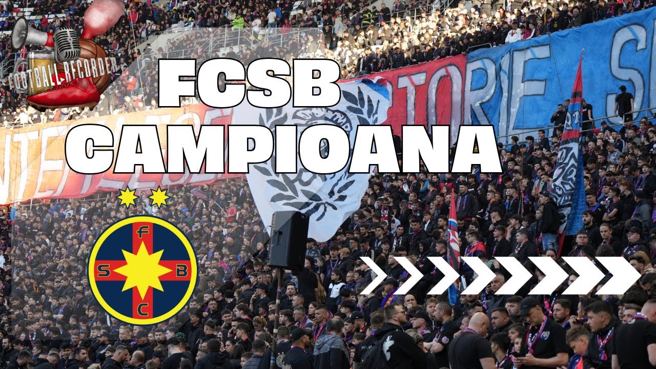 E SPECTACOL PE ARENA NATIONALA! FCSB CAMPIOANA, NORD FACE SHOW