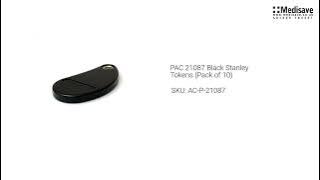 PAC 21087 Black Stanley Tokens Pack of 10 AC P 21087