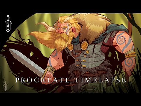 Celt Commission// Procreate Timelapse // Concept Art // Digital Painting